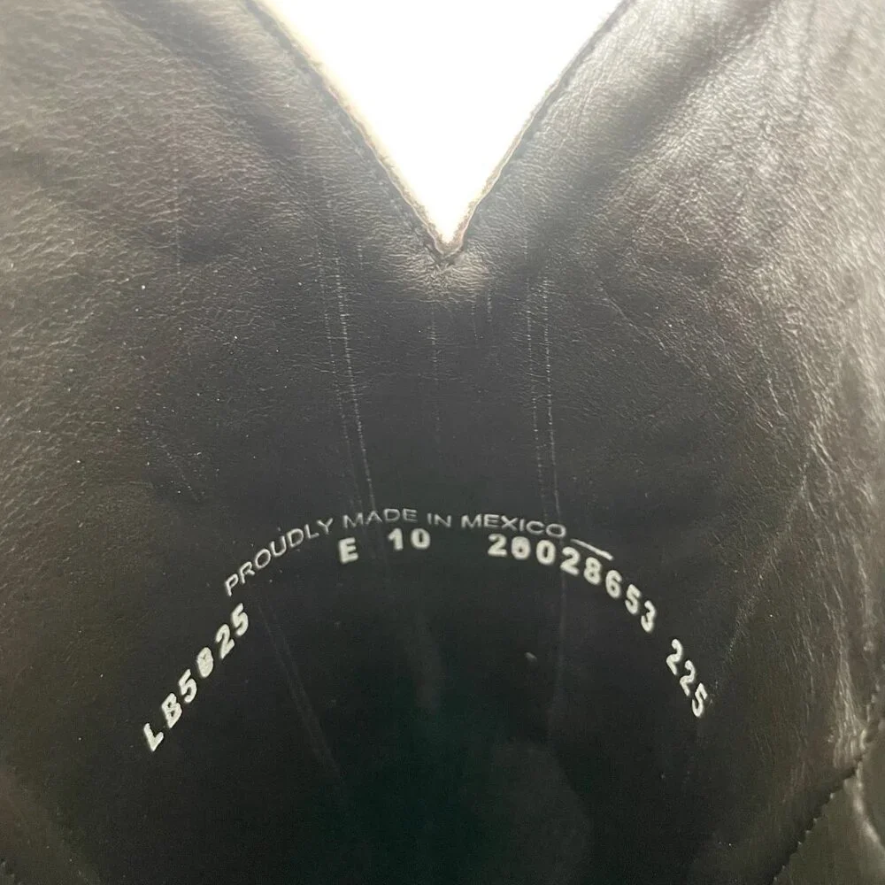 Lane MEGAN MORONEY Cowboy Boots Smokeshow Womens 10 White Western Cowgirl Tall - Picture 13 of 15